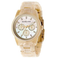 Michael Kors Women's Resin Horn Acrylic Chronograph Watch Michael Kors Women's Resin Horn Acrylic Chronograph Watch