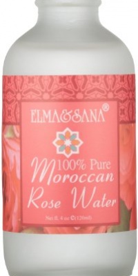 Elma and Sana 100% Pure Moroccan Rose Water, 4 Ounce Elma and Sana 100% Pure Moroccan Rose Water, 4 Ounce