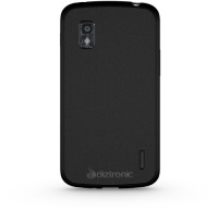 Diztronic Matte Back Black Flexible TPU Case for LG Nexus 4 - Retail Packaging Diztronic Matte Back Black Flexible TPU Case for LG Nexus 4 - Retail Packaging