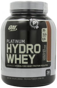 Optimum Nutrition Platinum Hydro Whey Diet Supplement, Chocolate Peanut Butter, 3.5 Pound