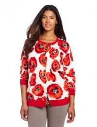 Jones New York Women's Plus Size Crew Neck Cardigan Jones New York Women's Plus Size Crew Neck Cardigan
