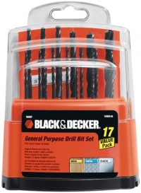 Black & Decker 15097 Workbench Drill Bit Set, 17-Piece Black & Decker 15097 Workbench Drill Bit Set, 17-Piece