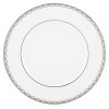 Lenox 822927 Iced Pirouette Dinner Plate, White