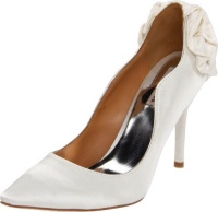 Badgley Mischka Women's Wysdom II Pump,White Satin,8 M US Badgley Mischka Women's Wysdom II Pump,White Satin,8 M US