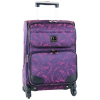 Diane Von Furstenberg Luggage Signature 20 Inch Expandable Spinner, Denim/Fuschia, One Size Diane Von Furstenberg Luggage Signature 20 Inch Expandable Spinner, Denim/Fuschia, One Size