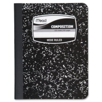 Mead Black Marble Wide-Ruled Composition Book (09910) Mead Black Marble Wide-Ruled Composition Book (09910)