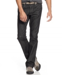 Need to upgrade you denim? Try these modern Straight-fit jeans from Kenneth Cole Reaction on for size.