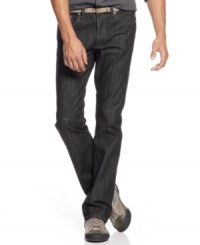 Need to upgrade you denim? Try these modern Straight-fit jeans from Kenneth Cole Reaction on for size. Need to upgrade you denim? Try these modern Straight-fit jeans from Kenneth Cole Reaction on for size.