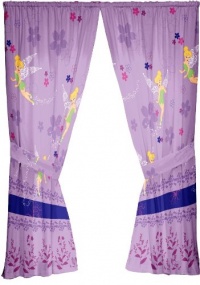 Disney Tinkerbell Lace and Flowers 63-Inch Drape Disney Tinkerbell Lace and Flowers 63-Inch Drape
