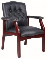 Boss Traditional Black Caressoft Guest Chair Black Boss Traditional Black Caressoft Guest Chair Black