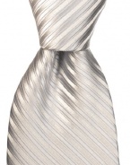 Neckties By Scott Allan - Silver Stripe Mens Tie