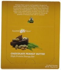 Amazing Grass Organic Chocolate Peanut Butter Protein Bar, 12-Count Box Amazing Grass Organic Chocolate Peanut Butter Protein Bar, 12-Count Box