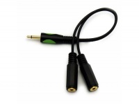 9-inch 3.5mm Mono Plug to Dual 3.5mm Mono Jack Splitter by Infrared Resources 9-inch 3.5mm Mono Plug to Dual 3.5mm Mono Jack Splitter by Infrared Resources