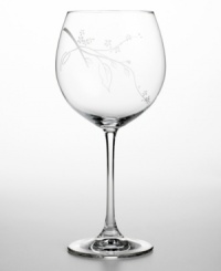 A blossom-flecked branch adds warm charm to this chic, break-resistant wine glass. Perfect for everyday use, and for coordinating with Lenox Simply Fine Chirp dinnerware. A blossom-flecked branch adds warm charm to this chic, break-resistant wine glass. Perfect for everyday use, and for coordinating with Lenox Simply Fine Chirp dinnerware.