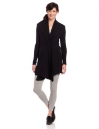 Calvin Klein Performance Women's Elongated Cardigan, Black, Small Calvin Klein Performance Women's Elongated Cardigan, Black, Small