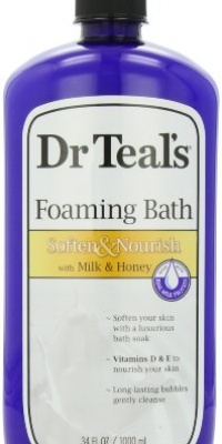 Dr. Teal's Foaming Milk Bath with Milk and Honey, 34 Fluid Ounce Dr. Teal's Foaming Milk Bath with Milk and Honey, 34 Fluid Ounce