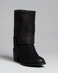 These Eileen Fisher boots are as comfy as her sweaters, with stylish, pullover cuffs that make these timeless basics truly distinctive. Wear the cuffs pulled up for a taller take. These Eileen Fisher boots are as comfy as her sweaters, with stylish, pullover cuffs that make these timeless basics truly distinctive. Wear the cuffs pulled up for a taller take.
