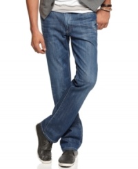 A simple pair of jeans like these from Kenneth Cole Reaction go a long way in created a laid-back cool vibe. A simple pair of jeans like these from Kenneth Cole Reaction go a long way in created a laid-back cool vibe.