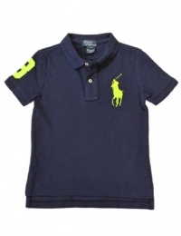 Ralph Lauren Toddler Boy's Big Pony Polo, Navy, 3/3T Ralph Lauren Toddler Boy's Big Pony Polo, Navy, 3/3T