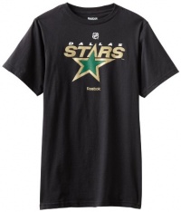 Dallas Stars Black Reebok Primary Logo T-Shirt Dallas Stars Black Reebok Primary Logo T-Shirt