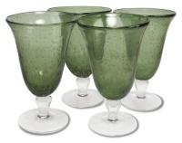 Artland Iris Footed Ice Tea, 18-Ounce, Sage, Set of 4 Artland Iris Footed Ice Tea, 18-Ounce, Sage, Set of 4