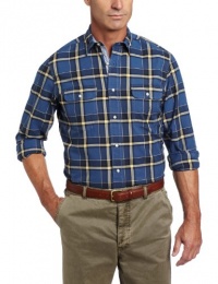 Nautica Men's Saturated Long Sleeve Plaid Shirt Nautica Men's Saturated Long Sleeve Plaid Shirt