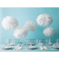 Martha Stewart Crafts Doily Lace Pom-Poms Martha Stewart Crafts Doily Lace Pom-Poms