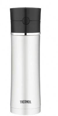 Thermos 18-Ounce Stainless Steel Hydration Bottle, Black Thermos 18-Ounce Stainless Steel Hydration Bottle, Black