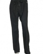 Polo Ralph Lauren Sleepwear Men's Gray Checked Pajama Pants