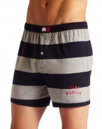 Tommy Hilfiger Men's Rugby Knit Stripe Boxer