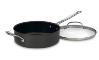 Cuisinart 633-24H Chef's Classic Nonstick Hard-Anodized 3-1/2-Quart Saute Pan with Helper Handle and Lid Cuisinart 633-24H Chef's Classic Nonstick Hard-Anodized 3-1/2-Quart Saute Pan with Helper Handle and Lid