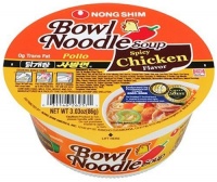Nong Shim Bowl Noodle, Spicy Chicken, 3.03-Ounce Bowls (Pack of 12) Nong Shim Bowl Noodle, Spicy Chicken, 3.03-Ounce Bowls (Pack of 12)