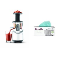 Breville BJS600XL Masticating Juicer and Biodegradable Pulp Bin Liner Bags Breville BJS600XL Masticating Juicer and Biodegradable Pulp Bin Liner Bags