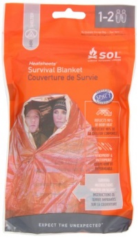 Adventure Medical Kits Sol Survival Blanket, Two Person, 3.2-Ounce (pack Of 2) Adventure Medical Kits Sol Survival Blanket, Two Person, 3.2-Ounce (pack Of 2)