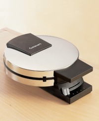 The stainless steel waffle maker from Cuisinart with nonstick plates makes four triangular sections at a time. Includes manufacturer's limited warranty. Style WMR-C. The stainless steel waffle maker from Cuisinart with nonstick plates makes four triangular sections at a time. Includes manufacturer's limited warranty. Style WMR-C.