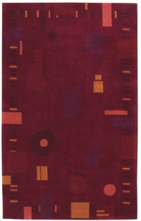 Nourison Dimensions, ND19 Burgundy Area Rug Nourison Dimensions, ND19 Burgundy Area Rug