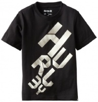 Hurley Boys 2-7 Fold Tee Shirt, Black, 5 Hurley Boys 2-7 Fold Tee Shirt, Black, 5