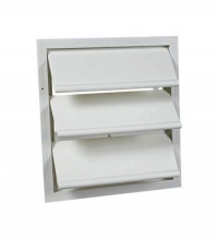 Air Vent Inc. Auto Wht Gable Shutter 54703 Attic & Whole House Fans Air Vent Inc. Auto Wht Gable Shutter 54703 Attic & Whole House Fans