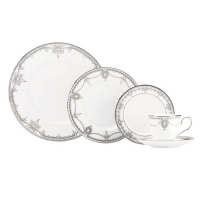 Lenox Marchesa Couture 5-Piece Place Setting, Empire Pearl Lenox Marchesa Couture 5-Piece Place Setting, Empire Pearl