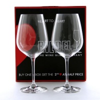 Riedel 6409/0 Heart To Heart Non-leaded Cabernet Sauvignon Wine Glasses, Set of 2 Riedel 6409/0 Heart To Heart Non-leaded Cabernet Sauvignon Wine Glasses, Set of 2