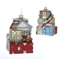 Kurt Adler 5-Inch Glass Rome Cityscape Ornament Kurt Adler 5-Inch Glass Rome Cityscape Ornament