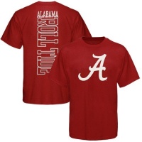 NCAA Alabama Crimson Tide Crimson Big Vertical T-shirt NCAA Alabama Crimson Tide Crimson Big Vertical T-shirt