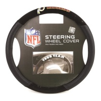 NFL Washington Redskins Poly-Suede Steering Wheel Cover NFL Washington Redskins Poly-Suede Steering Wheel Cover