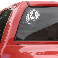 Washington Redskins 8x8 White Logo Decal Washington Redskins 8x8 White Logo Decal