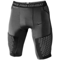 Nike Pro Men's Compression Combat Football Shorts-Gray Nike Pro Men's Compression Combat Football Shorts-Gray