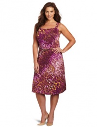 Jones New York Women's Plus-Size Sleeveless Fit and Flare Dress Jones New York Women's Plus-Size Sleeveless Fit and Flare Dress