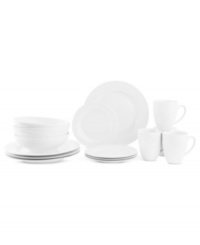 Every meal is made easier with the timeless versatility of White Basics Studio dinnerware. Modern coupe and classic rimmed shapes in glazed porcelain come together in place settings that suit virtually any table. By Maxwell & Williams. Every meal is made easier with the timeless versatility of White Basics Studio dinnerware. Modern coupe and classic rimmed shapes in glazed porcelain come together in place settings that suit virtually any table. By Maxwell & Williams.