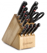 Wusthof Classic 12-Piece Cutlery Set with Storage Block Wusthof Classic 12-Piece Cutlery Set with Storage Block
