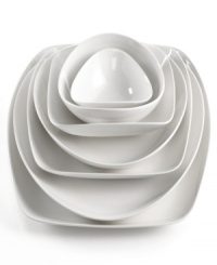 Transition seamlessly from day to night, casual to formal with Seven Easy Pieces from Donna Karan Lenox. Sleek, high-gloss porcelain serveware inspired by Manhattan all stacks up to effortless modern style. Transition seamlessly from day to night, casual to formal with Seven Easy Pieces from Donna Karan Lenox. Sleek, high-gloss porcelain serveware inspired by Manhattan all stacks up to effortless modern style.