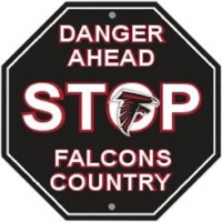 Atlanta Falcons Stop Sign Atlanta Falcons Stop Sign